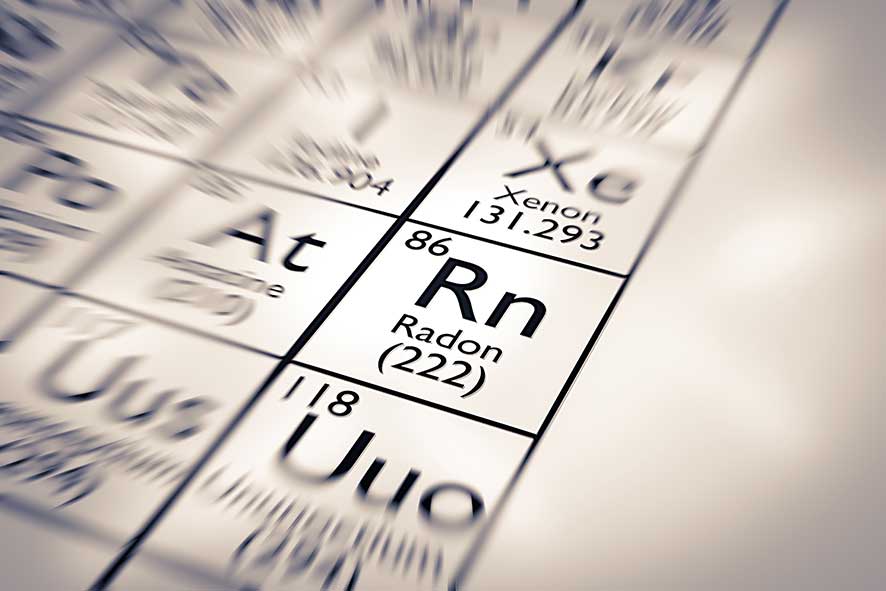 Focus on Radon Chemical Element from the Mendeleev Periodic Table